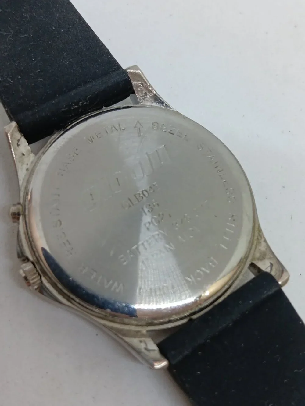 GloBlu GLB045 Unisex 37mm Japanese Quartz Backlight Watch NEW BATTERY